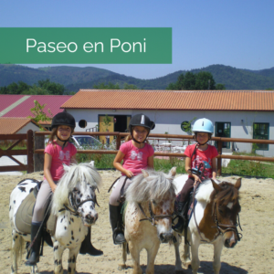 Paseo en Poni para niños en Gipuzkoa